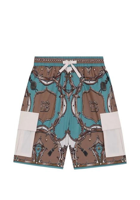 Bermuda con stampa DOLCE & GABBANA KIDS | L44Q18 G7P2KHV5XH